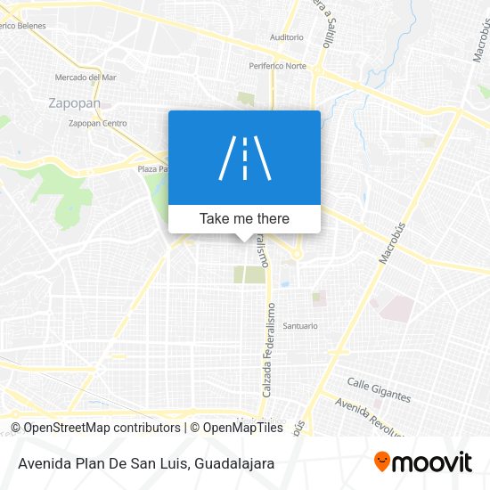 Avenida Plan De San Luis map