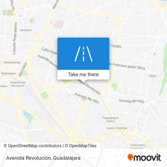 Avenida Revolución map