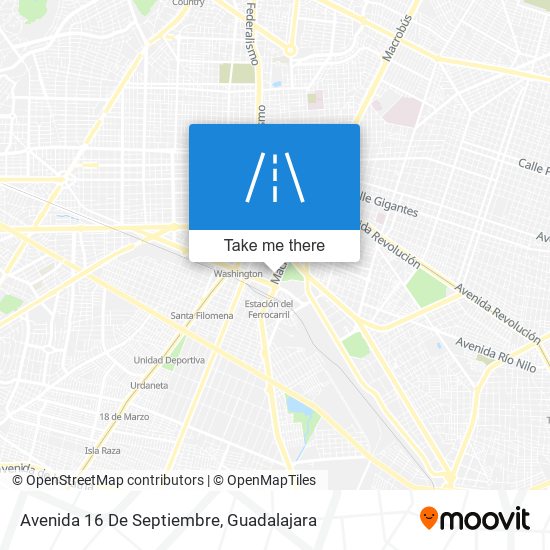 Avenida 16 De Septiembre map