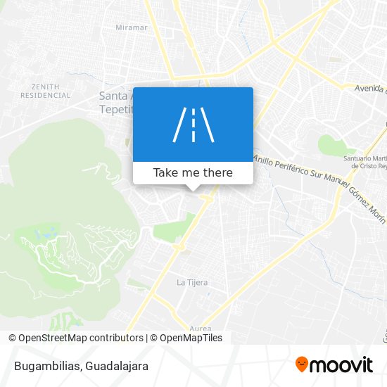 How to get to Bugambilias in Guadalajara by Bus?