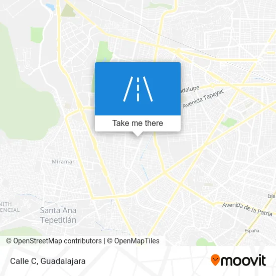 Calle C map
