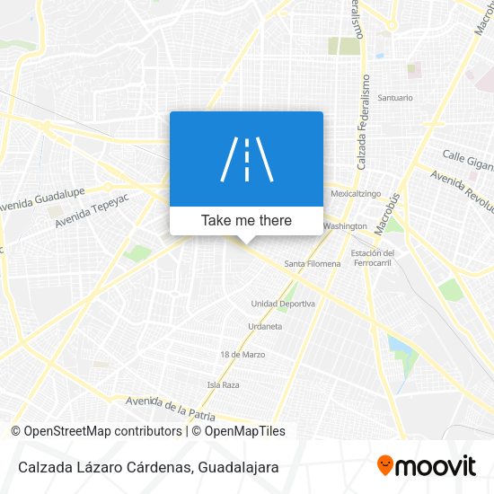 Mapa de Calzada Lázaro Cárdenas