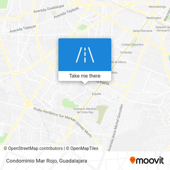 Mapa de Condominio Mar Rojo