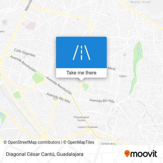 Diagonal César Cantú map