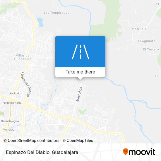Mapa de Espinazo Del Diablo