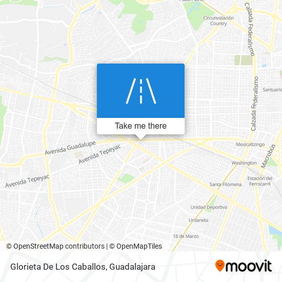 Glorieta De Los Caballos map