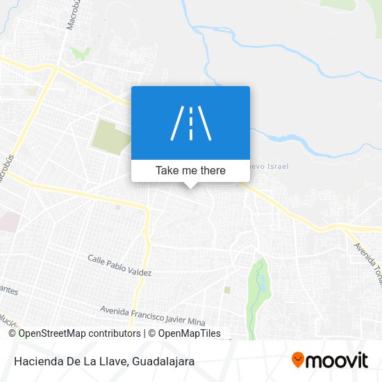 Hacienda De La Llave map