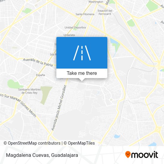 Mapa de Magdalena Cuevas