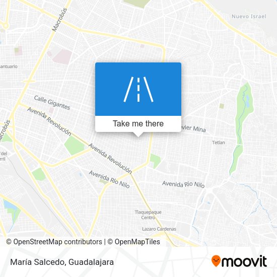 Mapa de María Salcedo