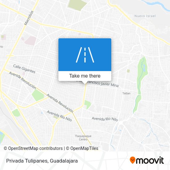 Mapa de Privada Tulipanes