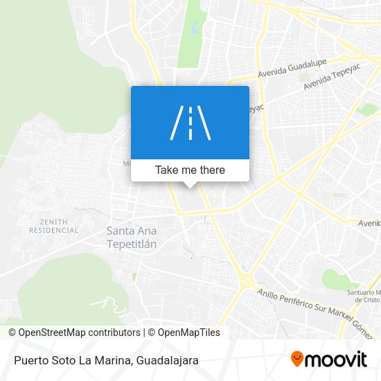 Mapa de Puerto Soto La Marina
