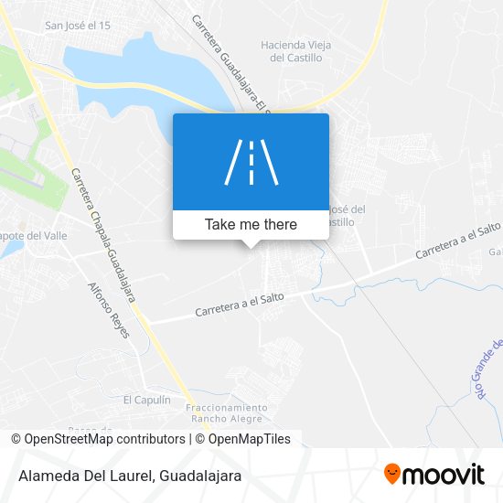 Alameda Del Laurel map