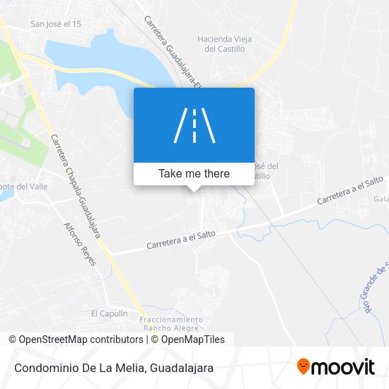 Mapa de Condominio De La Melia