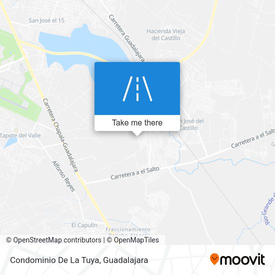 Condominio De La Tuya map