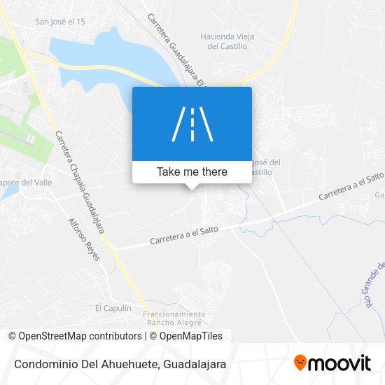 Mapa de Condominio Del Ahuehuete
