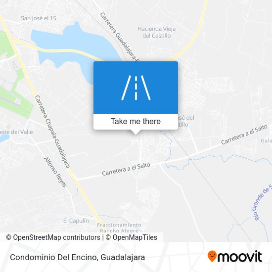 Condominio Del Encino map