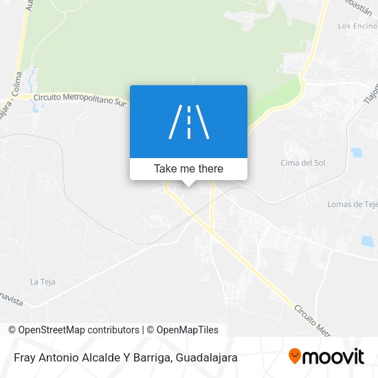 Fray Antonio Alcalde Y Barriga map