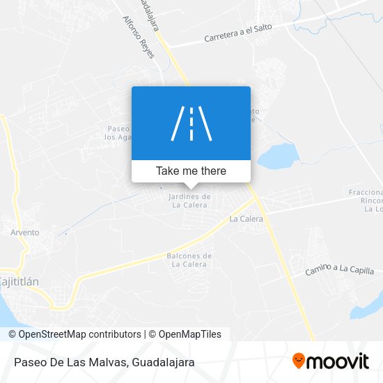 Paseo De Las Malvas map