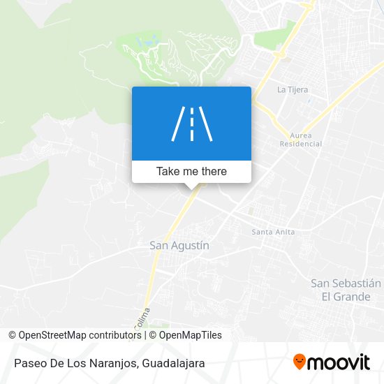 Mapa de Paseo De Los Naranjos