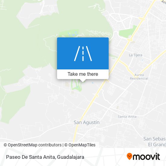 Mapa de Paseo De Santa Anita