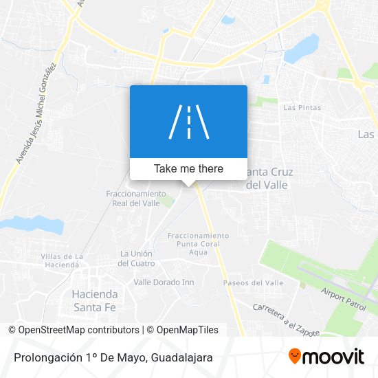 Prolongación 1º De Mayo map