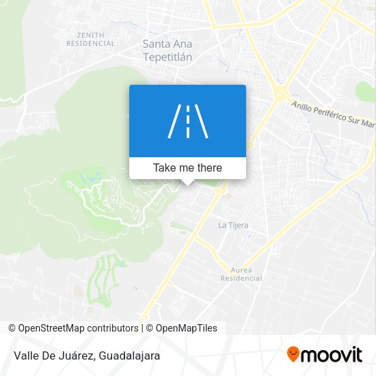 Valle De Juárez map