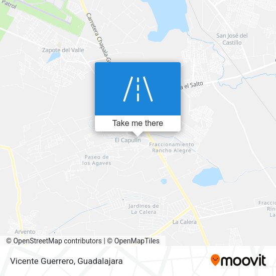 Mapa de Vicente Guerrero