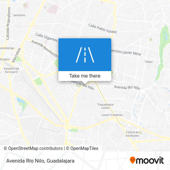Avenida Río Nilo map