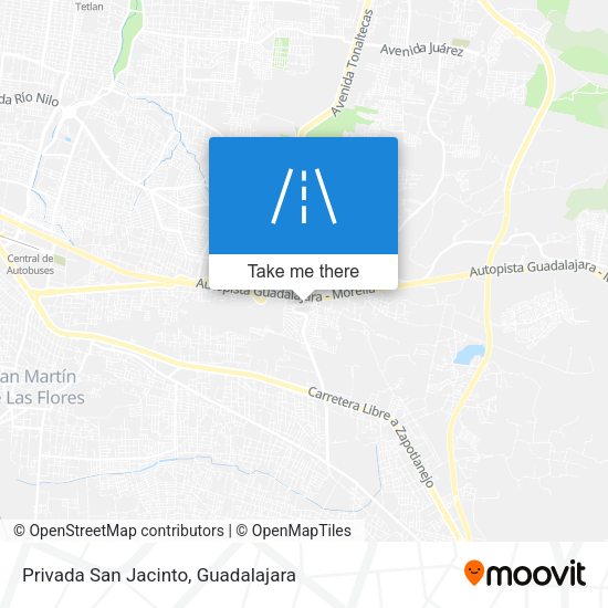 Privada San Jacinto map