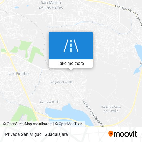 Mapa de Privada San Miguel