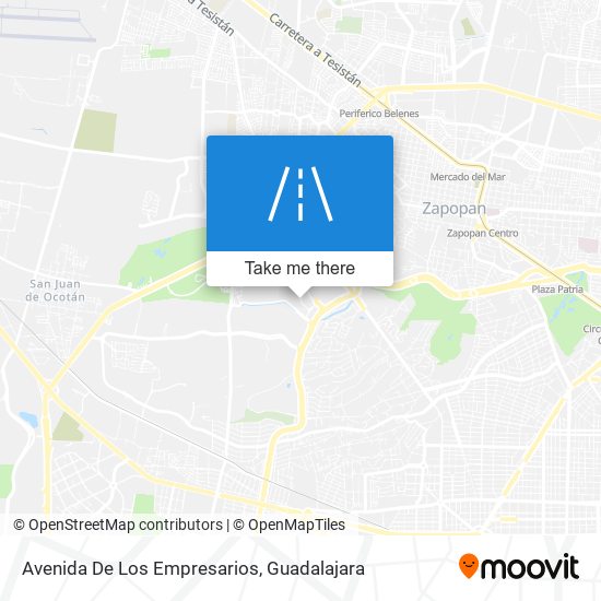 Avenida De Los Empresarios map