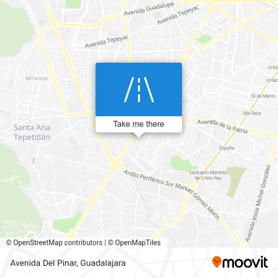 Mapa de Avenida Del Pinar
