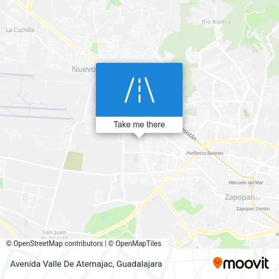 Avenida Valle De Atemajac map