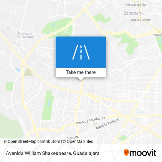 Mapa de Avenida William Shakespeare