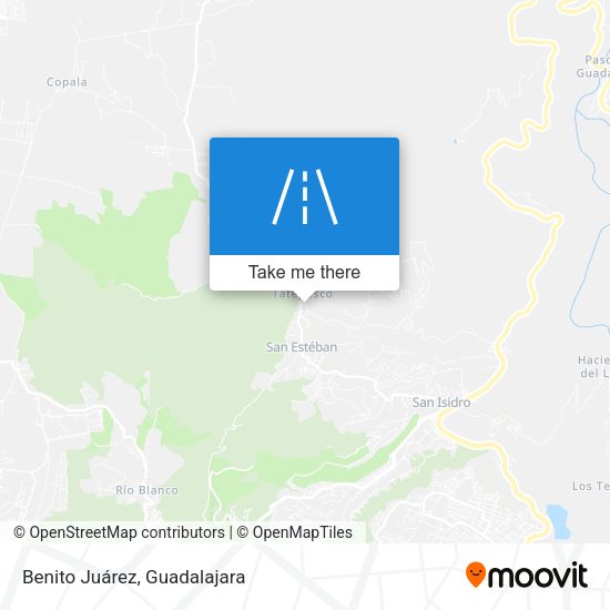 Mapa de Benito Juárez