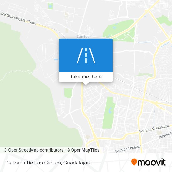 Calzada De Los Cedros map