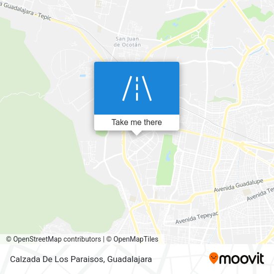Calzada De Los Paraisos map