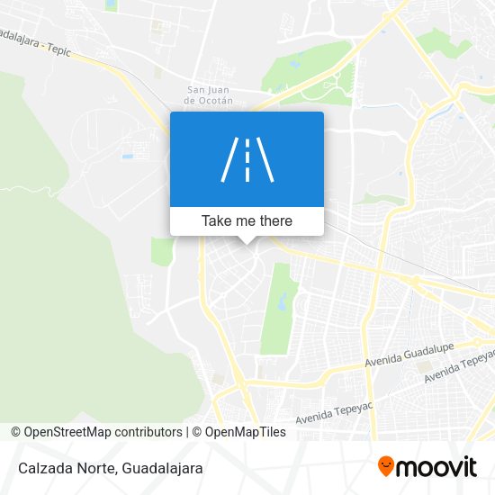Mapa de Calzada Norte