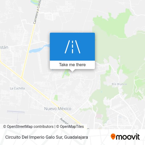 Circuito Del Imperio Galo Sur map