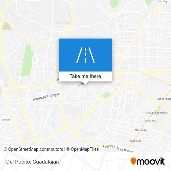 Mapa de Del Pocito