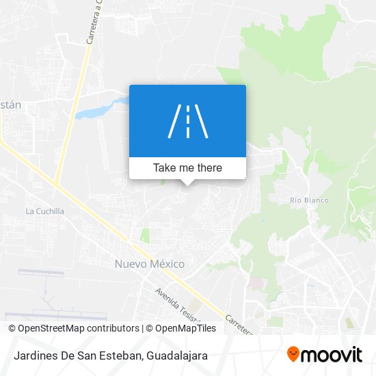 Jardines De San Esteban map