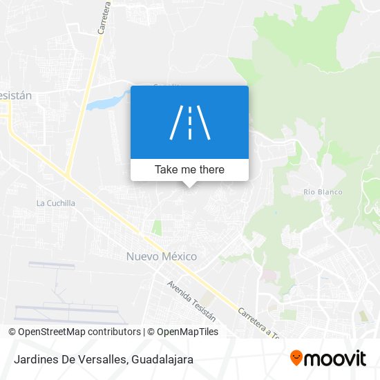 Mapa de Jardines De Versalles