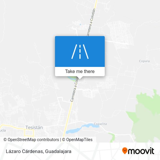 Lázaro Cárdenas map
