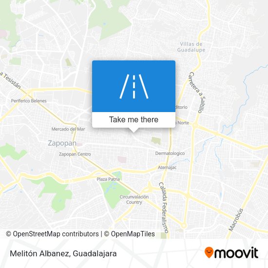 Melitón Albanez map