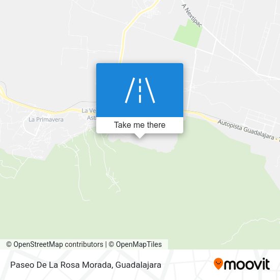 Mapa de Paseo De La Rosa Morada