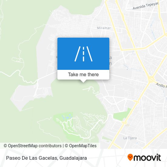 Mapa de Paseo De Las Gacelas