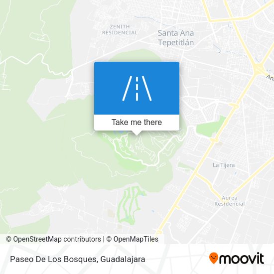 Mapa de Paseo De Los Bosques