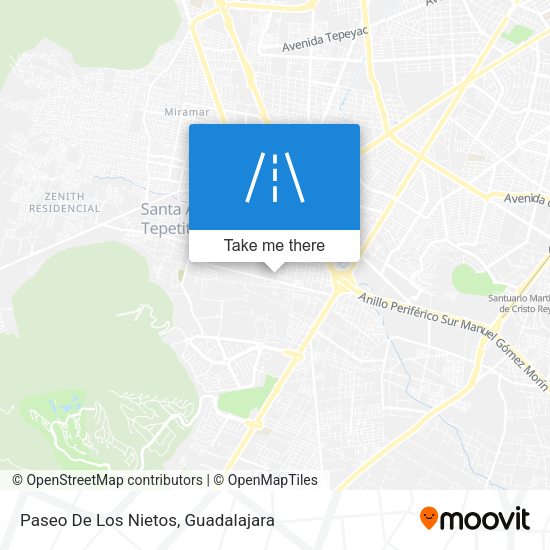 Mapa de Paseo De Los Nietos