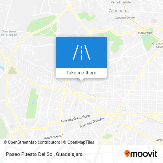 Paseo Puesta Del Sol map