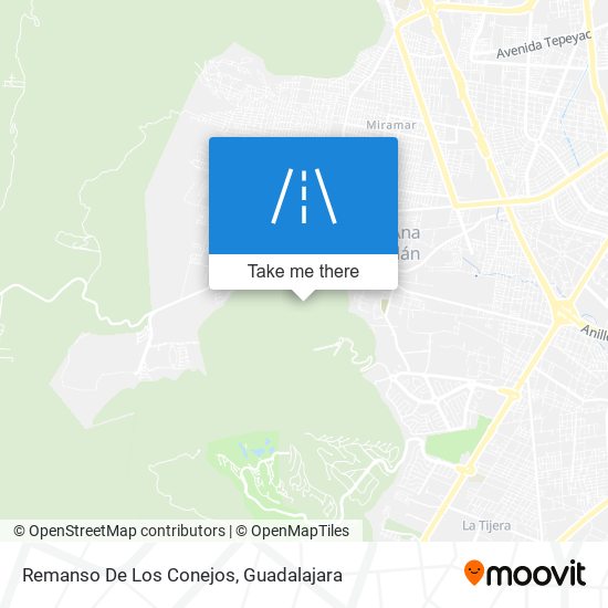 Remanso De Los Conejos map